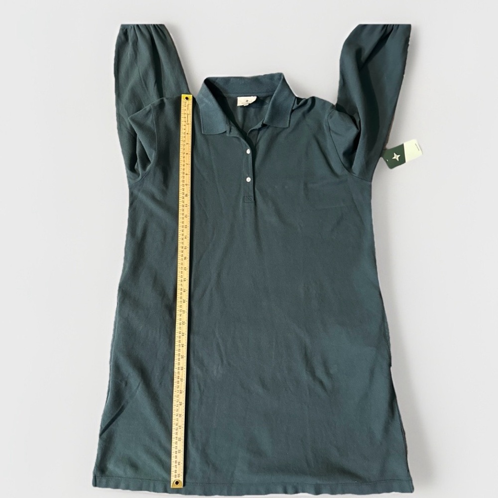 NWT Tuckernuck June Bug Pique Frances Polo Long Sleeve Shirt Dress Women's XL - Picture 12 of 12